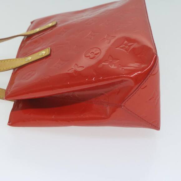 LOUIS VUITTON Monogram Vernis Reade PM Hand Bag Red M91088 - Picture 5 of 12